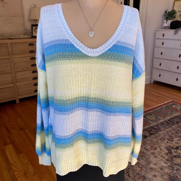 LOFT Multi-Color Sweater - Picture 1 of 9